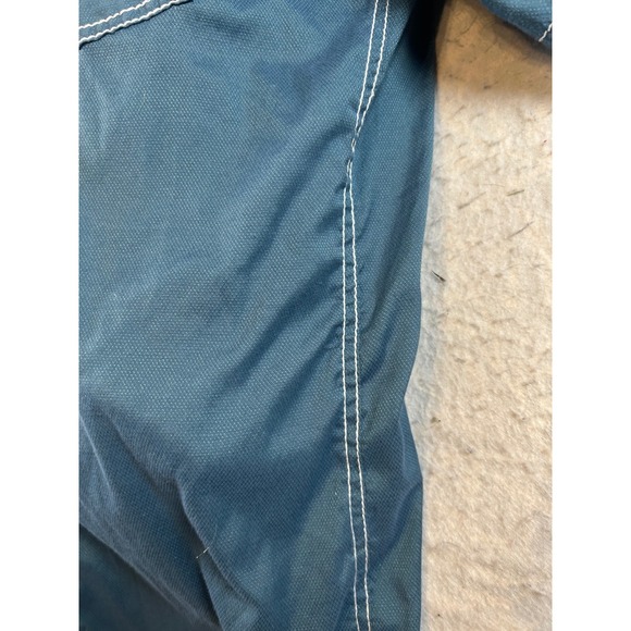 Buckle Black Athletic Fit Short Sleeve Button Up Shirt Slate Blue Mens Size M - Picture 12 of 12